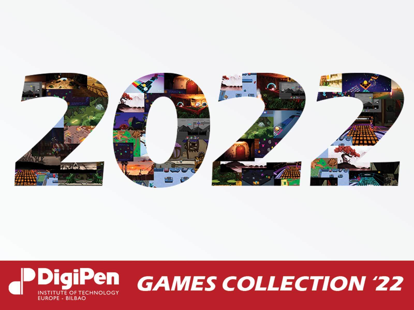Logo de la colección de juegos de ﻿DigiPen Bilbao 2022